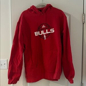 Men’s Large Adidas Red Chicago Bulls Hoodie